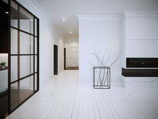 Mono Apartment, OFD architects OFD architects Minimalist living room