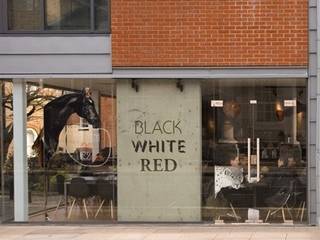 Black. White. Red, Engaging Interiors Limited Engaging Interiors Limited Commercial spaces