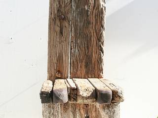 Driftwood Chairs, Julia's Driftwood Julia's Driftwood 러스틱스타일 정원