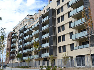 Edificio de viviendas en Nuevo Tres Cantos, ALIA, Arquitectura, Energía y Medio Ambiente ALIA, Arquitectura, Energía y Medio Ambiente Casas estilo moderno: ideas, arquitectura e imágenes