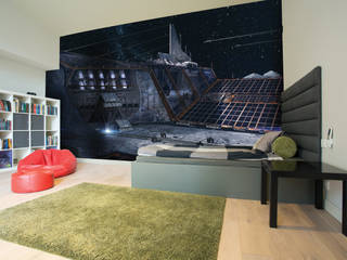 Science Fiction and Fantasy Murals, Wallsauce.com Wallsauce.com Paredes y pisos de estilo moderno