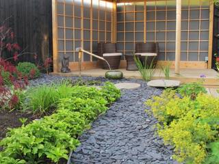 Zen Inspired Garden, Bradley Stoke, Katherine Roper Landscape & Garden Design Katherine Roper Landscape & Garden Design Azjatycki ogród