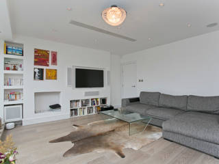 Adamson Road, Swiss Cottage, London, NW3, Temza design and build Temza design and build Modern living room
