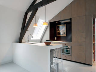 Appartement in Utrecht , studio KAP+BERK studio KAP+BERK مطبخ