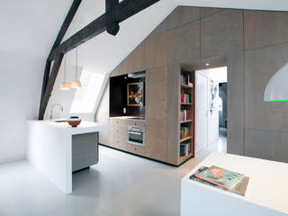 Appartement in Utrecht , studio KAP+BERK studio KAP+BERK Minimalist kitchen