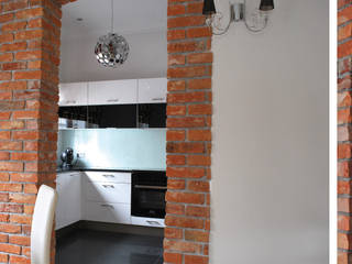 APARTAMENT W SOPOCIE, Paszkiewicz Design Paszkiewicz Design Kitchen