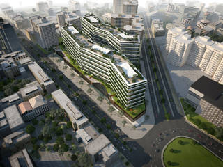 BAKU EDC Housing and Shopping Complex, ERBUĞ MİMARLIK ERBUĞ MİMARLIK Commercial spaces