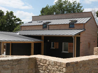 UNE MAISON BIOCLIMATIQUE À AURAY, Patrice Bideau a.typique Patrice Bideau a.typique บ้านและที่อยู่อาศัย