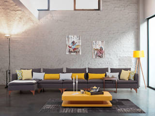 Lecos corner, Trabcelona Design Trabcelona Design Modern living room