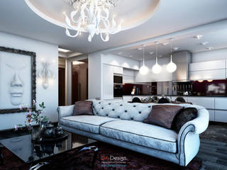 Glamour Apartment, DA-Design DA-Design Soggiorno eclettico