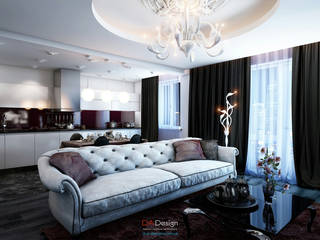 Glamour Apartment, DA-Design DA-Design Soggiorno eclettico