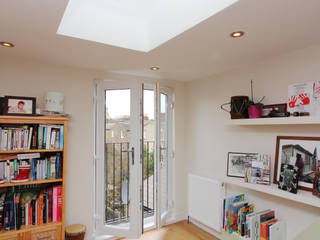 ​l-shaped dormer loft conversion clapham homify Bureau moderne