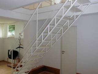 Stahlblechtreppe, Treppenbau Diehl Treppenbau Diehl 工業風的玄關、走廊與階梯