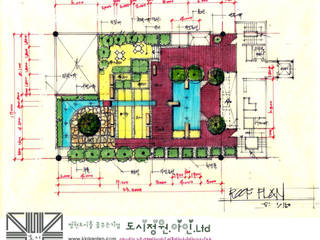 roof garden-양재빌딩 , Urban Garden AIN.Ltd Urban Garden AIN.Ltd モダンな庭