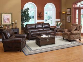 Choosing Full-grain Leather for Sofa , Locus Habitat Locus Habitat Salon moderne