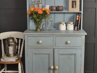 Blue Shabby Chic Victorian Kitchen Dresser, The Treasure Trove Shabby Chic & Vintage Furniture The Treasure Trove Shabby Chic & Vintage Furniture مطبخ