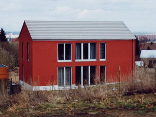 Wohnhaus K., Erfurt, GLASEBACH ARCHITEKTEN GLASEBACH ARCHITEKTEN 모던스타일 주택