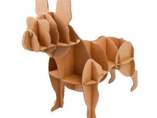 Perro de Cartón "Bulldog Francés", Milimetrado Milimetrado Abstellraum