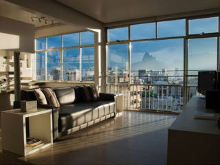 apartamento em Ipanema, Margareth Salles Margareth Salles Salas de estar modernas