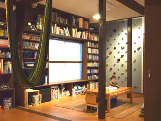 Renovation at Kunitachi, FURUKAWA DESIGN OFFICE FURUKAWA DESIGN OFFICE Salon moderne