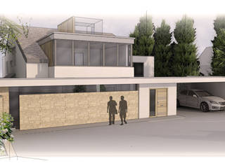 Oxshott Home, Surrey, PAD ARCHITECTS PAD ARCHITECTS Casas modernas