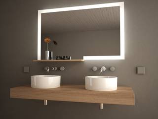 Badmöbel, Lionidas Design GmbH Lionidas Design GmbH Minimalist bathroom Mirrors