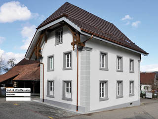 Sanierung Umbau - Bauernhaus Stöckli in Reitnau, Aargau, raumquadrat GmbH raumquadrat GmbH Casas de estilo rural