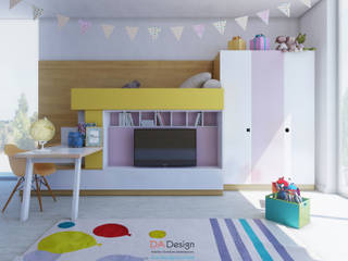 Tic-Tac-Toe Collection, DA-Design DA-Design Dormitorios infantiles de estilo minimalista