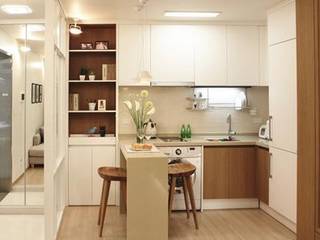 현대 Sun&VILL Unit 'C-TYPE', DESIGNBLOB DESIGNBLOB Cocinas de estilo moderno