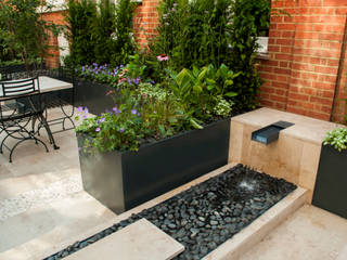 Knightsbridge Roof Terrace - Aralia Garden Design Aralia Espacios comerciales Piedra Espacios comerciales