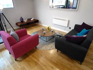 City Centre Apartment, Northern Quarter, Manchester, UK, Flawless Concepts Ltd Flawless Concepts Ltd Modern living room