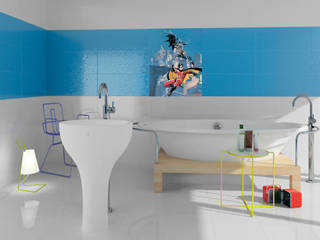 Scenery Tiles, Target Tiles Target Tiles Ванная комната в стиле модерн