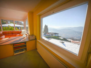 Lugano Panoramic Chalet, Studio Fori Studio Fori 现代客厅設計點子、靈感 & 圖片