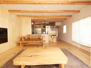 前川の住宅, 一級建築士事務所co-designstudio 一級建築士事務所co-designstudio Modern living room