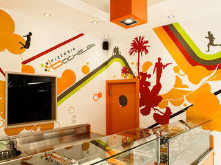 Pizzeria BACHELET, Todesign Todesign Modern walls & floors Wall tattoos