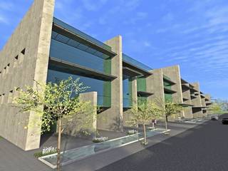 Mugla University Health Application and Research Hospital & Morphology Building, ERBUĞ MİMARLIK ERBUĞ MİMARLIK Commercial spaces