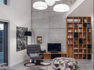 Dom prywatny 2014, formativ. indywidualne projekty wnętrz formativ. indywidualne projekty wnętrz Industrial style living room