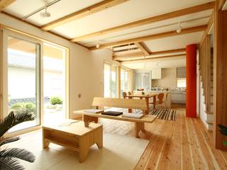 本山ドミノ, 有限会社 コアハウス 有限会社 コアハウス Asian style living room