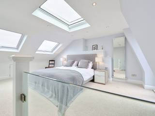 l-shaped loft conversion wimbledon homify Modern Bedroom