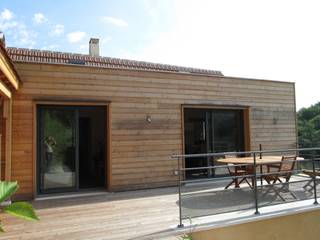 Extension et transformation d'une grange en logement à Labastide du Vert (46), LIARSOU et CONSTANT architectes DPLG LIARSOU et CONSTANT architectes DPLG Casas modernas: Ideas, imágenes y decoración