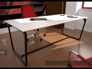 Edmond, melania de masi architetto melania de masi architetto Minimalistische Arbeitszimmer