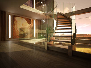 Die schottische COBRA, Siller Treppen/Stairs/Scale Siller Treppen/Stairs/Scale درج خشب Wood effect