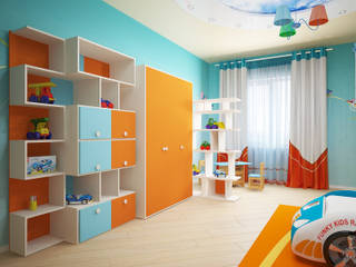 Дом, Мастерская дизайна ЭГО Мастерская дизайна ЭГО Modern Kid's Room
