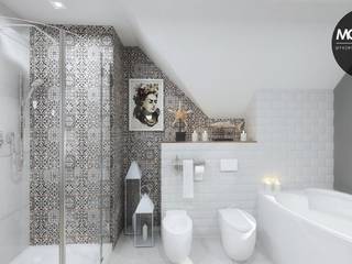 ​Wyjątkowe materiały w wyjątkowej odsłonie , MONOstudio MONOstudio Rustic style bathroom