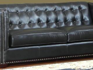 Black is Beautiful – Black Sofa at Home, Locus Habitat Locus Habitat Salon moderne