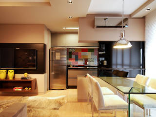 Apartamento M+T, Neoarch Neoarch Nhà bếp phong cách hiện đại