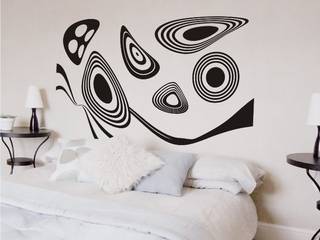 Cabeceros de Cama en Vinilo Decorativos, Visualvinilo Visualvinilo Quartos modernos