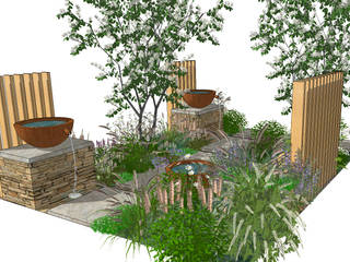 Tiny Courtyard, green zone design ltd: modern by green zone design ltd, Modern