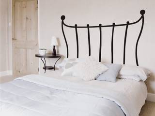Cabeceros de Cama en Vinilo Decorativos, Visualvinilo Visualvinilo ラスティックスタイルの 寝室 ベッド＆ヘッドボード