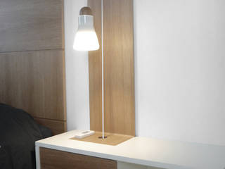 Design mobilier pour un particulier, Yeme + Saunier Yeme + Saunier SypialniaOświetlenie